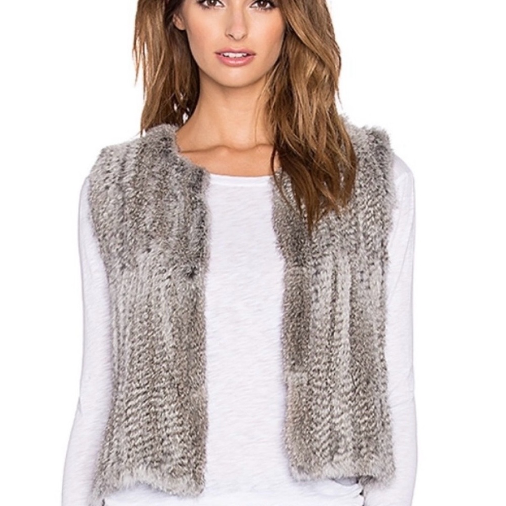 525 America Gray Knit Vest